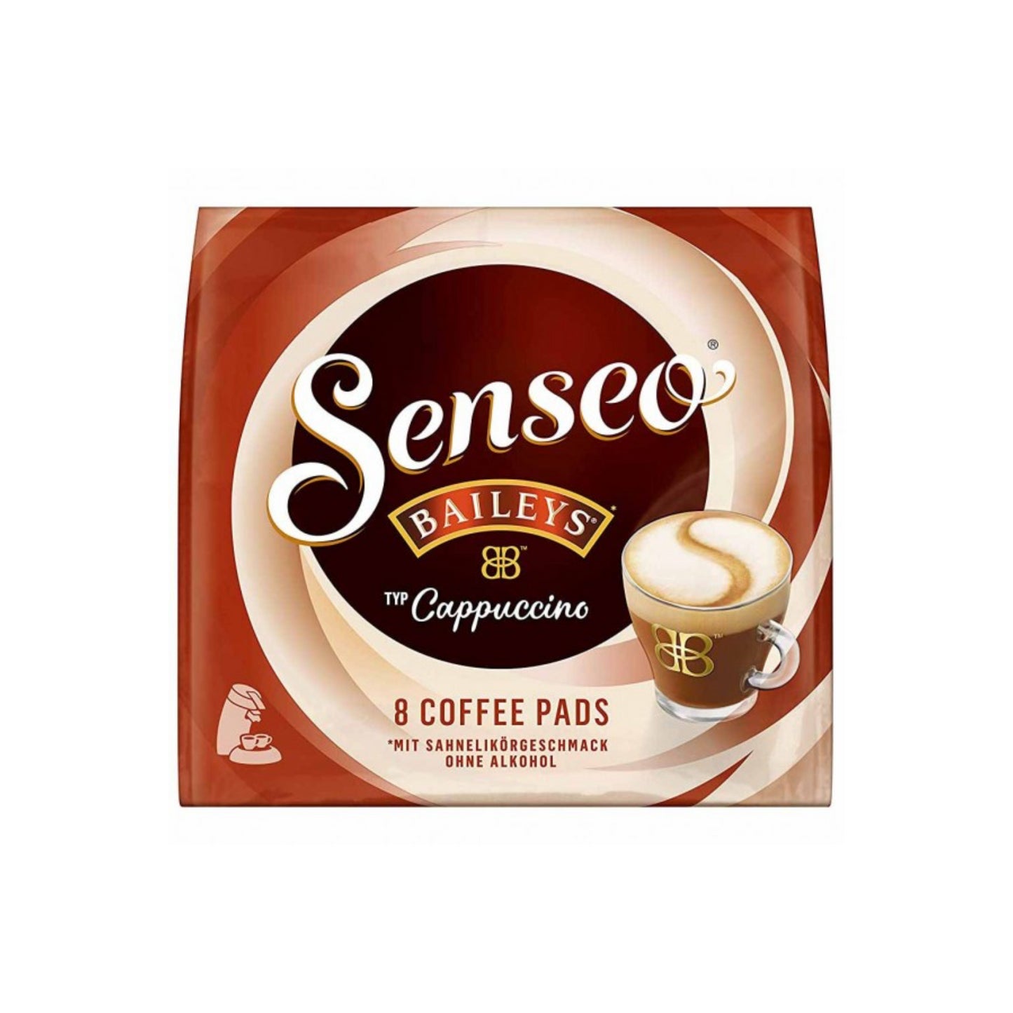 Senseo Kaffee Pads Cappuccino Baileys 8ST 92g