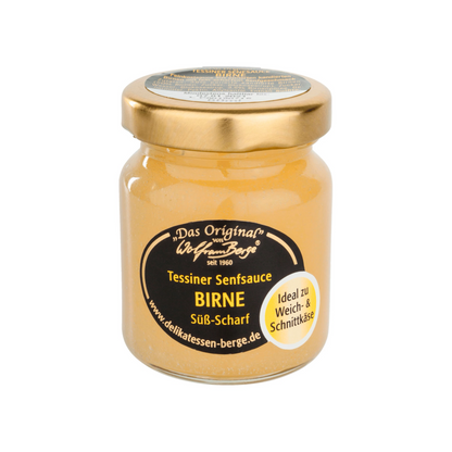 Wolfram Berge Tessiner Birnen-Senfsauce süßlich-scharf 60ml