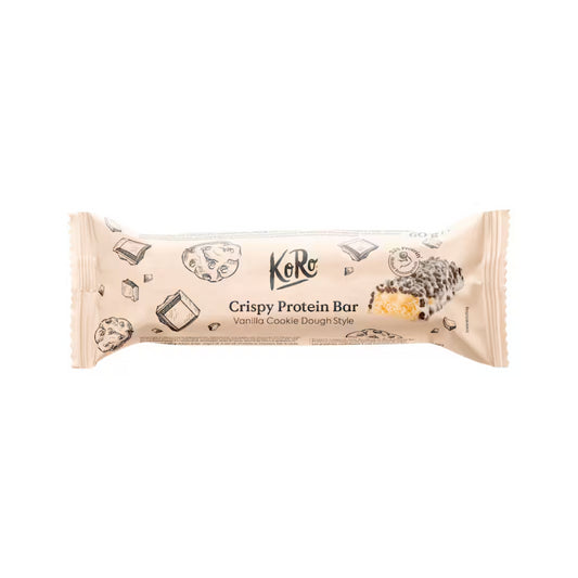 Koro Crispy Protein Bar Vanilla Cookie Dough Style 60g