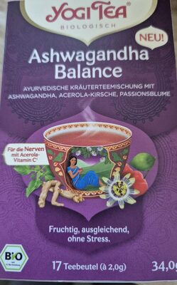 Bio Yogi Tea Ashwagandha Balance 17ST 34g