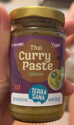 Bio Terrasana grüne Thai Curry Paste 120g