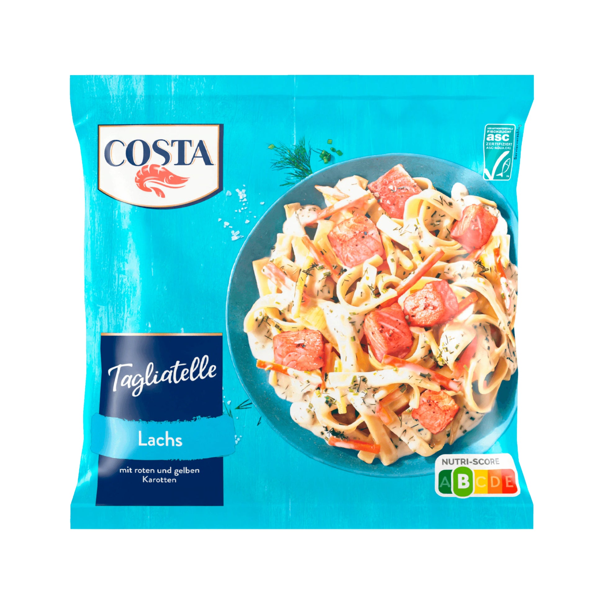 ASC Costa Tagliatelle Lachs 450g foodpipe [Lebensmittel-Lieferservice Rostock]