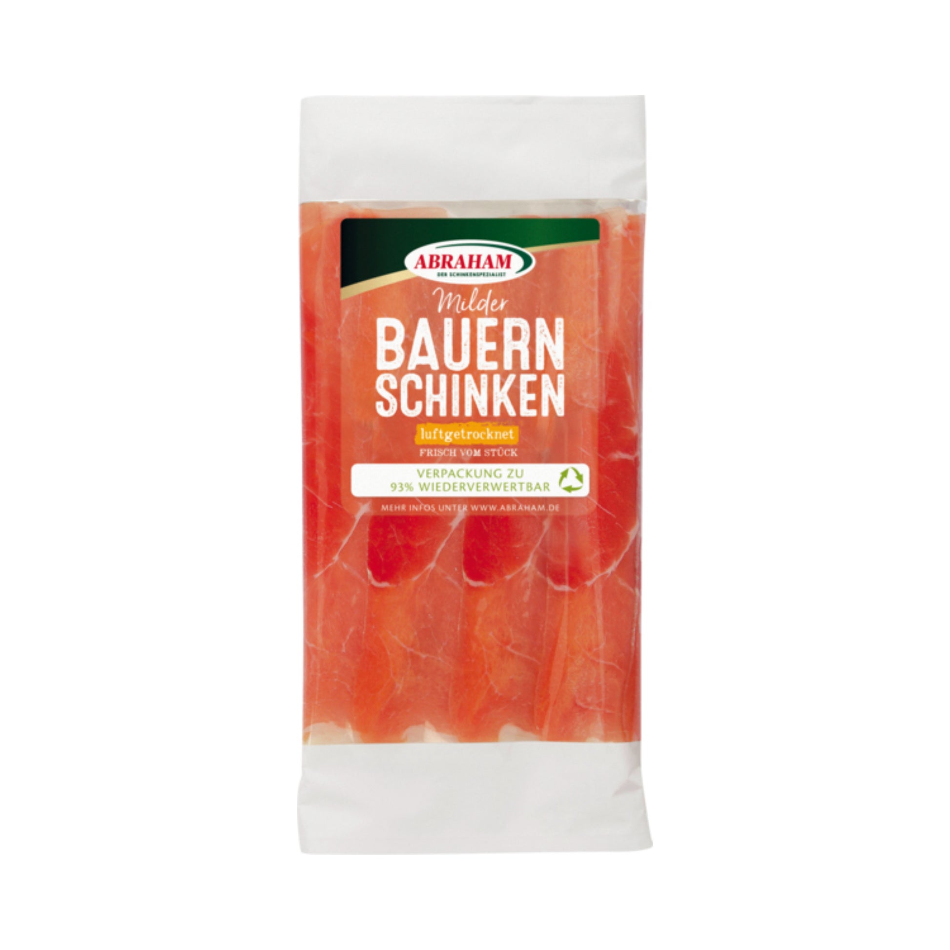 Abraham Bauernschinken luftgetrocknet 80g foodpipe [Lebensmittel-Lieferservice Rostock]