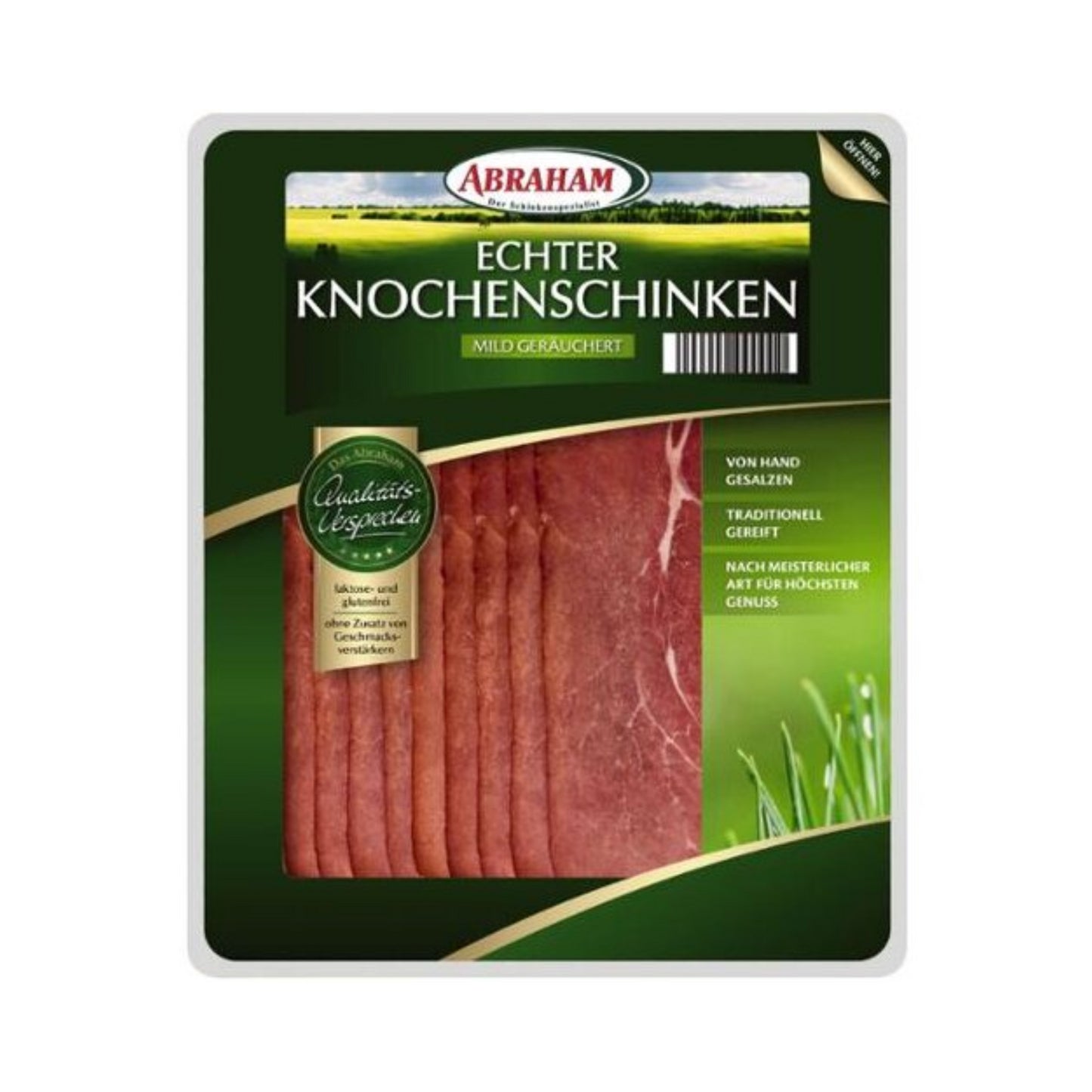 Abraham Echter Knochenschinken geräuchert 200g foodpipe [Lebensmittel-Lieferservice Rostock]