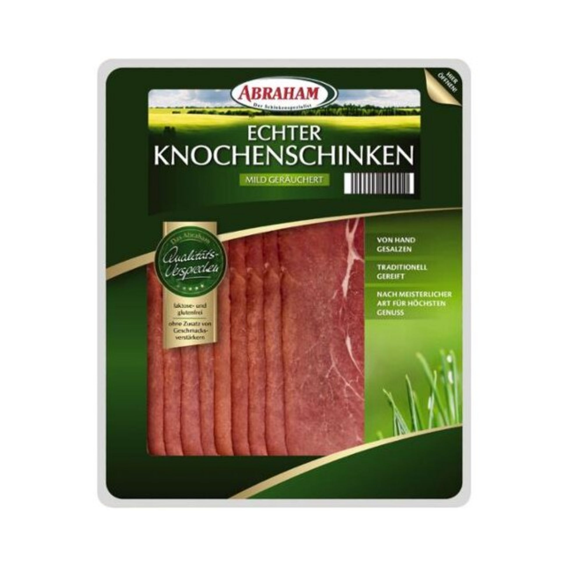 Abraham Echter Knochenschinken geräuchert 200g foodpipe [Lebensmittel-Lieferservice Rostock]