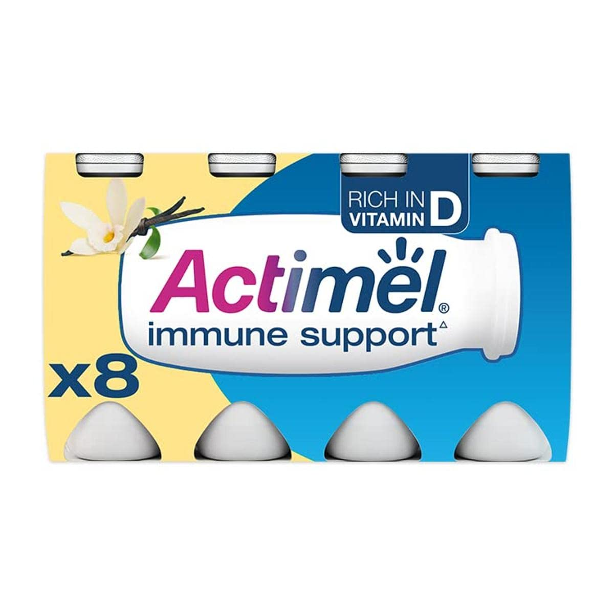 Actimel Drink Vanille 8x100g foodpipe [Lebensmittel-Lieferservice Rostock]