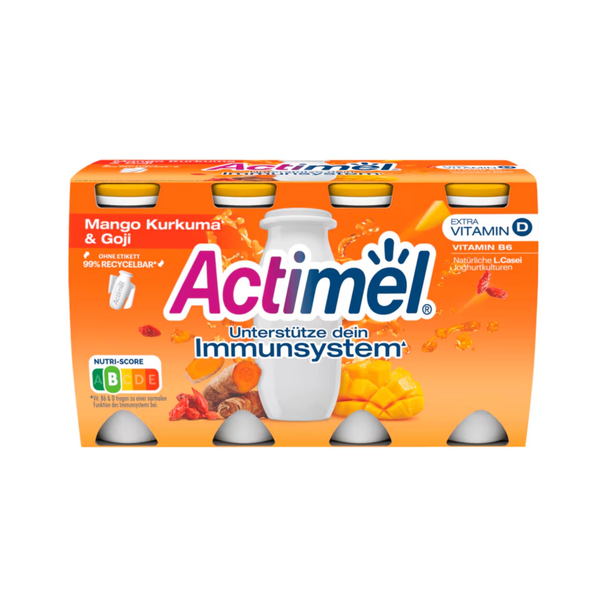 Actimel Mango-Kurkuma-Goji 8x100g foodpipe Rostock [Lebensmittel-Lieferservice Rostock]