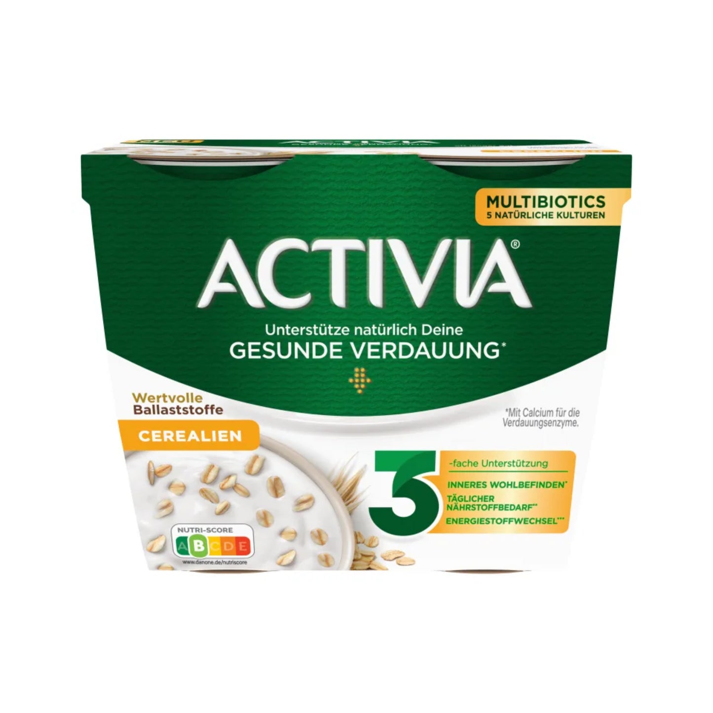 Activia Cerealien 3,5% 4x115g foodpipe [Lebensmittel-Lieferservice Rostock]