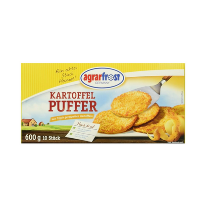 Agrarfrost Kartoffelpuffer 600g foodpipe [Lebensmittel-Lieferservice Rostock]