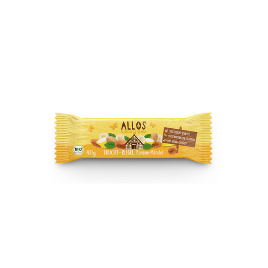 Bio Allos Frucht-Riegel Banane Mandel 40g