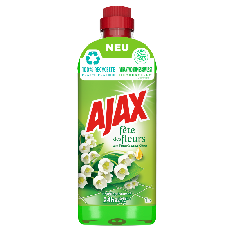 Ajax Allzweckreiniger Frühlingsblumen 1l foodpipe [Lebensmittel-Lieferservice Rostock]