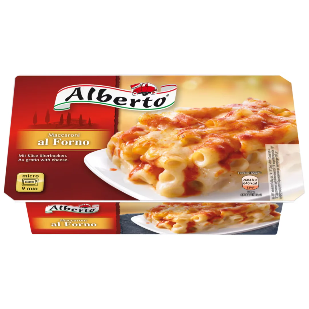 Alberto Makkaroni Al Forno 400g foodpipe [Lebensmittel-Lieferservice Rostock]