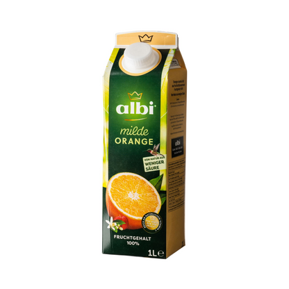 Albi Milder Orangensaft 1l foodpipe [Lebensmittel-Lieferservice Rostock]