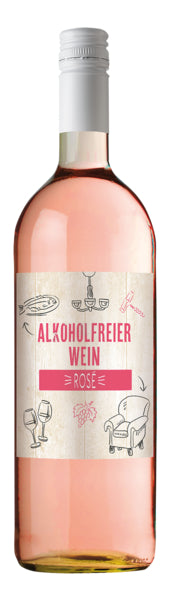 Alkoholfreier Wein rose 1l foodpipe [Lebensmittel-Lieferservice Rostock]