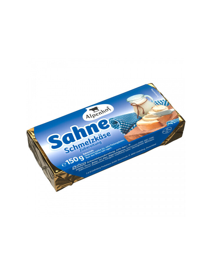 Alpenhof Sahne Blöckchen Rahmstufe 150g foodpipe [Lebensmittel-Lieferservice Rostock]