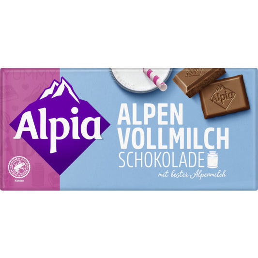 Alpia Alpenvollmilch 100g foodpipe [Lebensmittel-Lieferservice Rostock]
