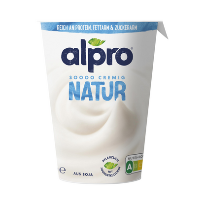 Alpro Joghurtalternative Soja Natur 400g foodpipe [Lebensmittel-Lieferservice Rostock]