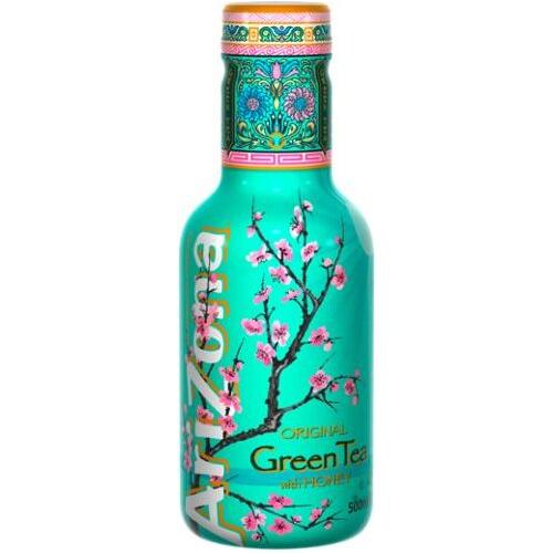 AriZona Green Tea with Honey 0,5l DPG foodpipe [Lebensmittel-Lieferservice Rostock]