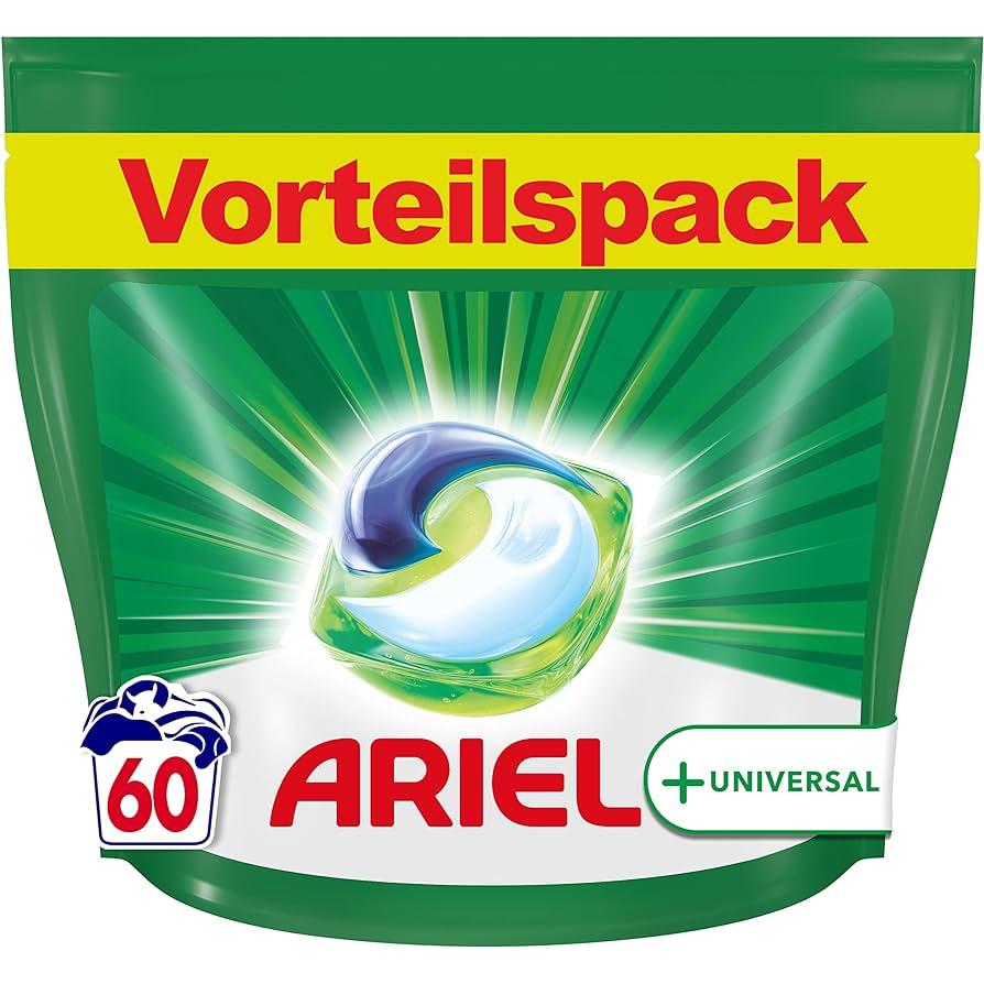 Ariel Vollwaschmittel All-in-1 Pods Universal 60WL 1284g foodpipe [Lebensmittel-Lieferservice Rostock]