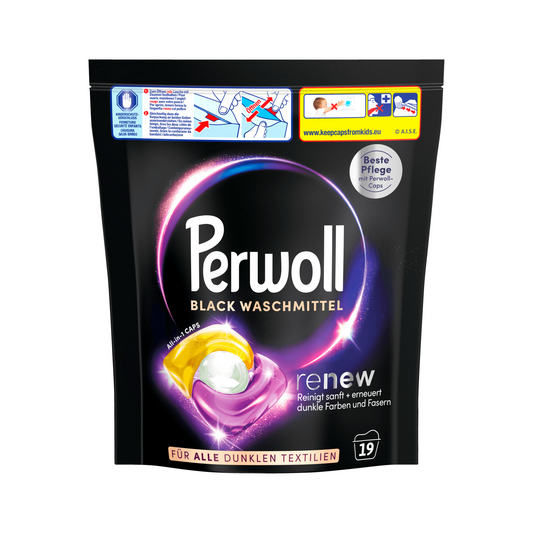 Perwoll All-in-1 Caps Black 19WL 256,5g