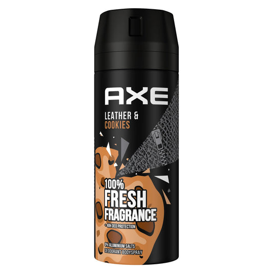 Axe Deo Bodyspra Collision Leather&Cookies ohne Aluminiumsalze 150ml foodpipe [Lebensmittel-Lieferservice Rostock]