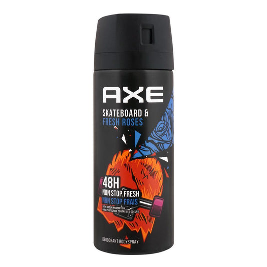 Axe Deo Bodyspray Skateboard&Fresh Rose ohne Aluminiumsalze 150ml foodpipe [Lebensmittel-Lieferservice Rostock]