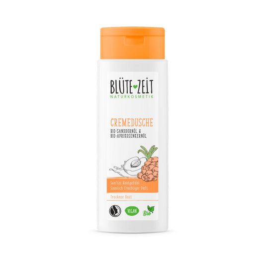 BLÜTEZEIT Cremedusche Schlafmohn+Mandelöl 250ml foodpipe [Lebensmittel-Lieferservice Rostock]