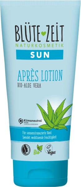BLÜTEZEIT Pflegende Apres Lotion Bio Aloe Vera 200ml foodpipe [Lebensmittel-Lieferservice Rostock]