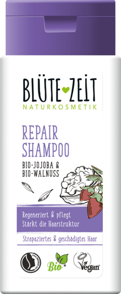 BLÜTEZEIT Repair Shampoo Bio Walnuss&Jojoba 200ml foodpipe [Lebensmittel-Lieferservice Rostock]