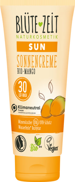 BLÜTEZEIT Sonnencreme LSF30 75ml foodpipe [Lebensmittel-Lieferservice Rostock]