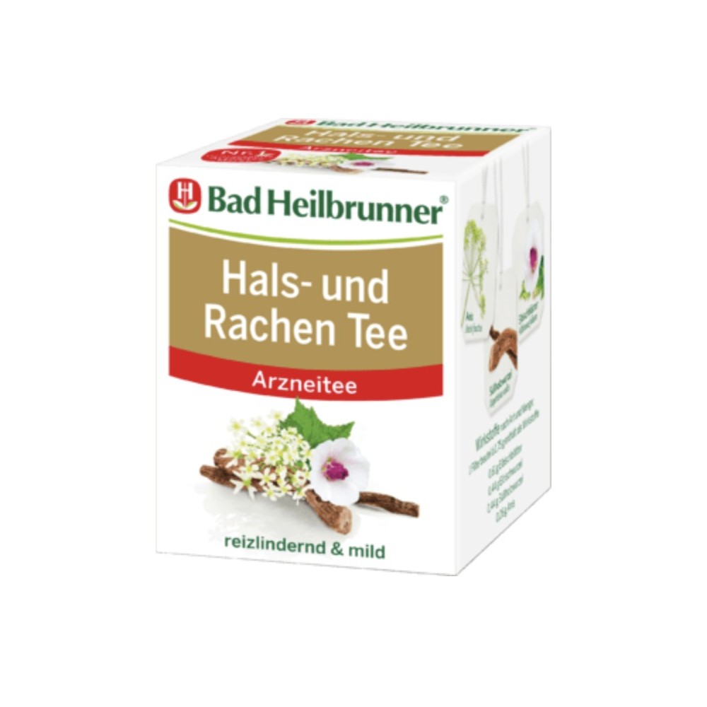 Bad Heilbrunner Hals&Rachen Tee 8x1,75g foodpipe [Lebensmittel-Lieferservice Rostock]