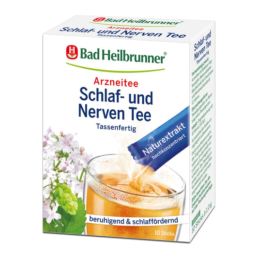 Bad Heilbrunner Schlaf- und Nerventee im Stick 10ST 10g foodpipe [Lebensmittel-Lieferservice Rostock]