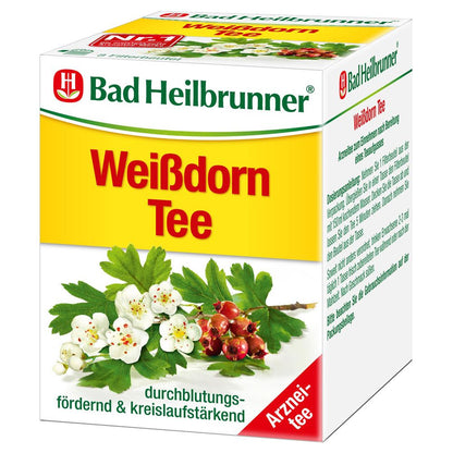 Bad Heilbrunner Weissdorn Tee 8x2g foodpipe [Lebensmittel-Lieferservice Rostock]