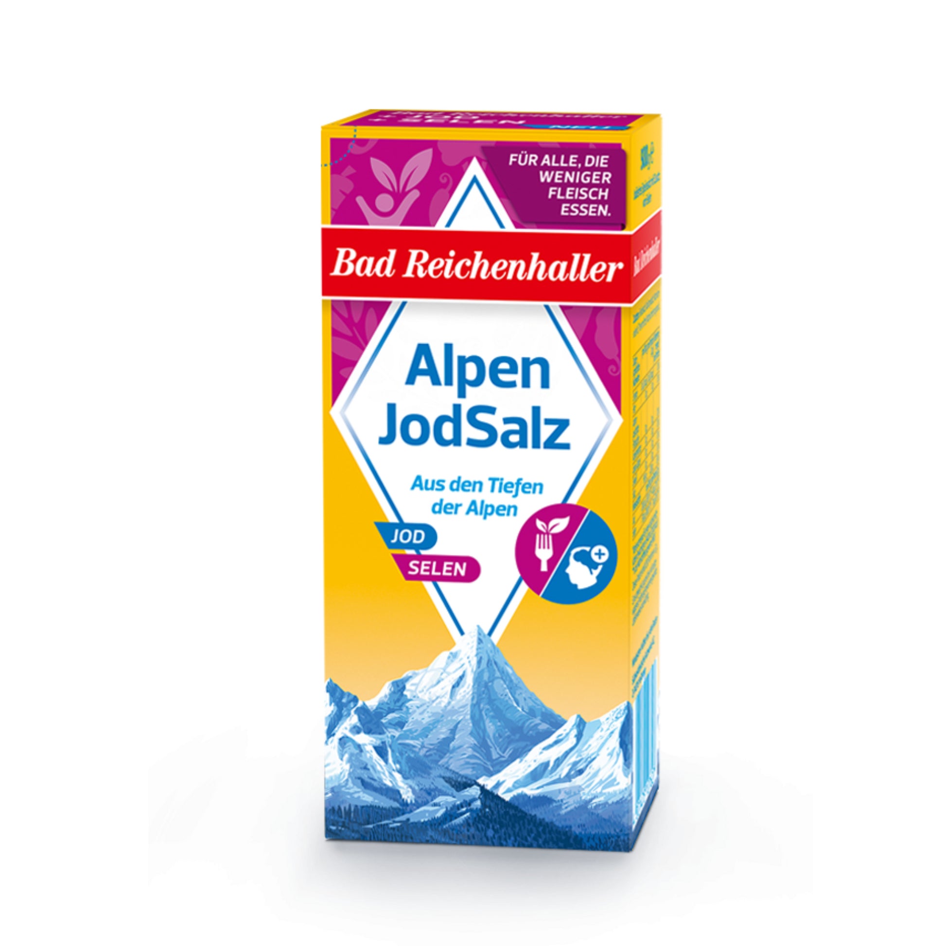 Bad Reichenhaller Alpenjodsalz+Selen 500g foodpipe [Lebensmittel-Lieferservice Rostock]