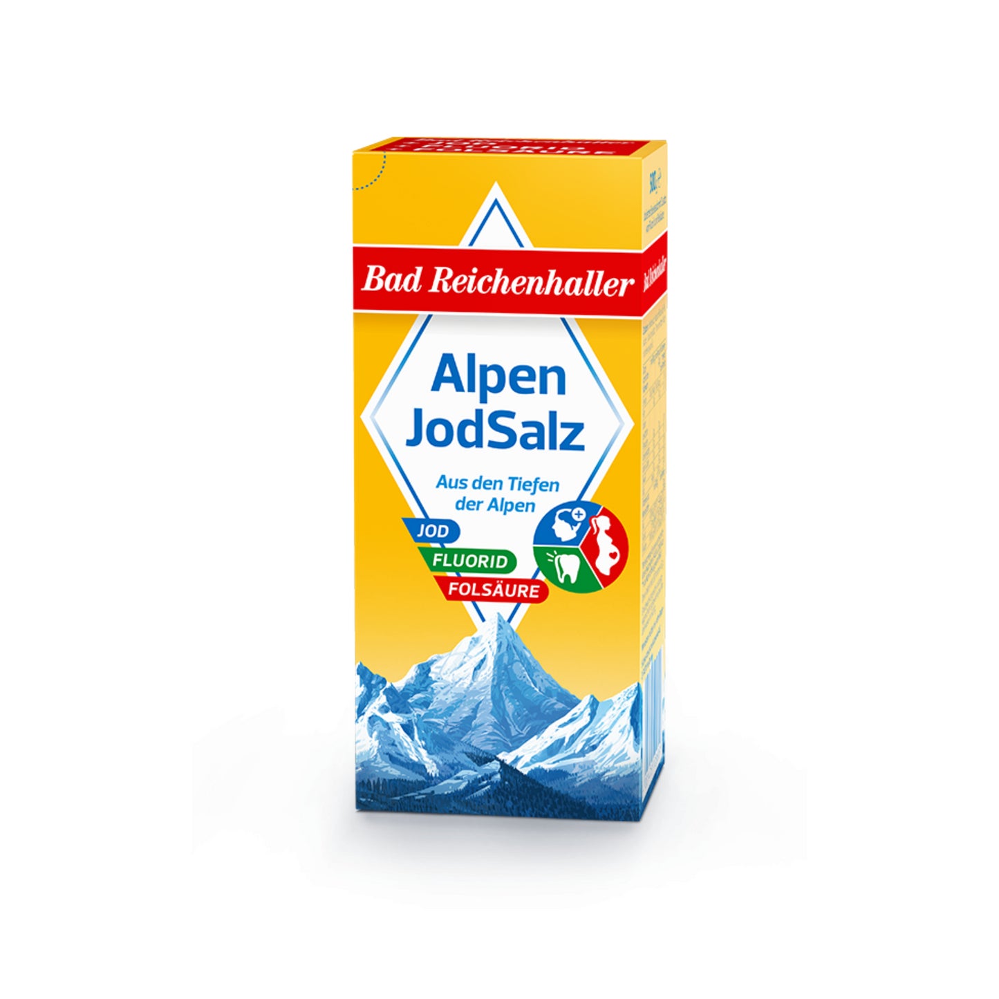 Bad Reichenhaller Alpenjodsalz mit Fluorid+Folsäure 500g foodpipe [Lebensmittel-Lieferservice Rostock]