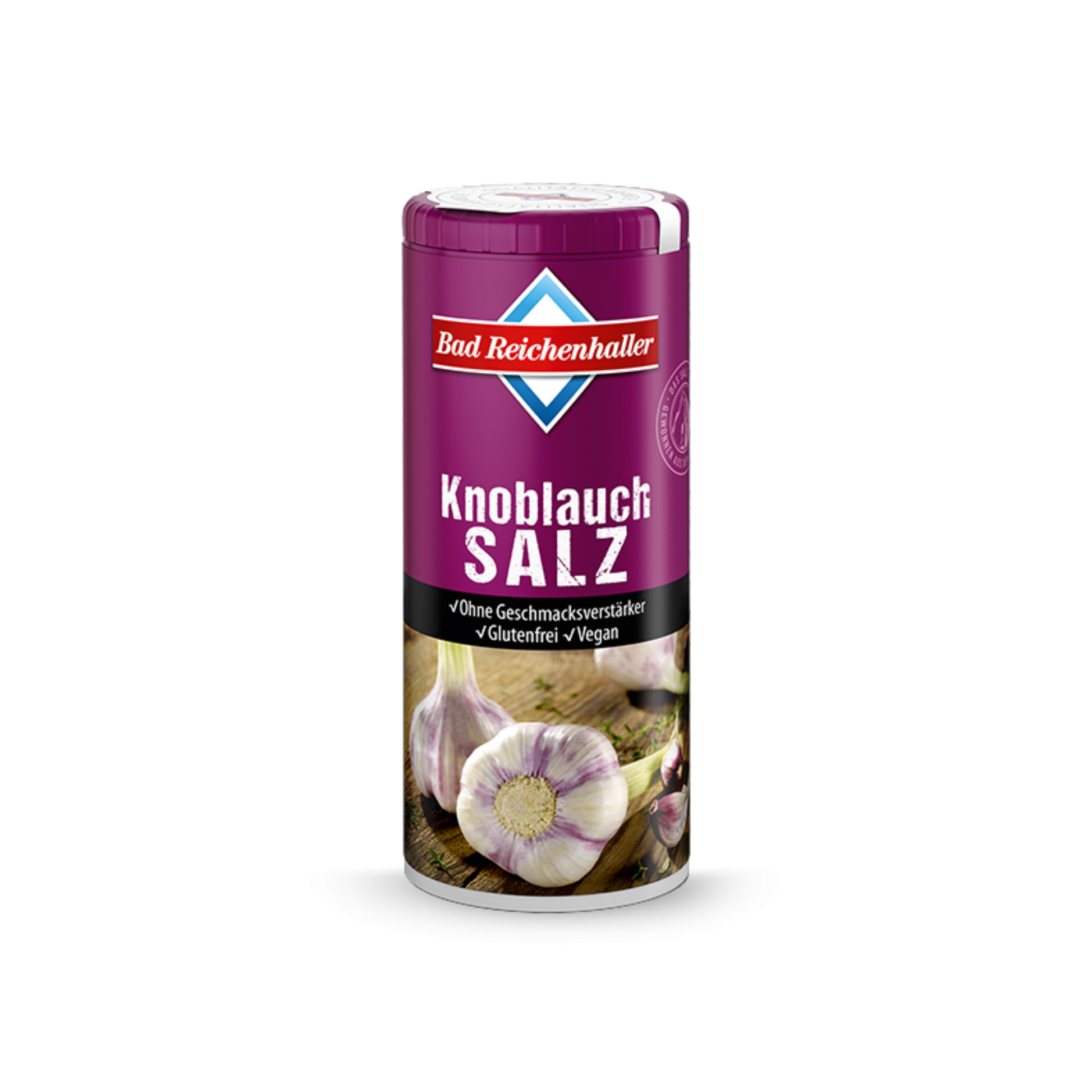 Bad Reichenhaller Knoblauchsalz mit Folsäure 90g foodpipe [Lebensmittel-Lieferservice Rostock]