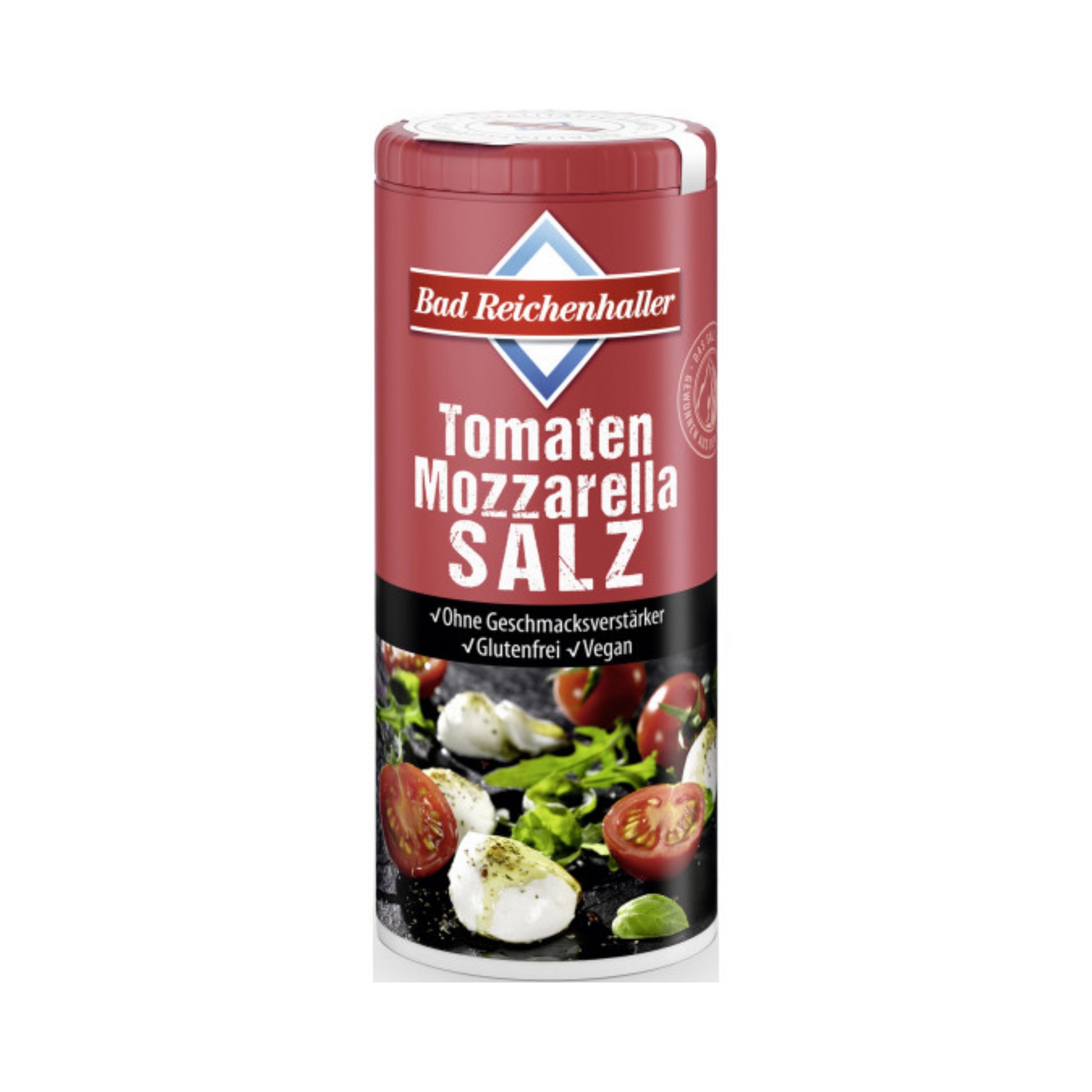 Bad Reichenhaller Mozzarella Tomaten Salz mit Folsäure 90g foodpipe [Lebensmittel-Lieferservice Rostock]