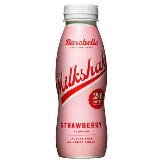 Barebells Protein Milkshake Strawberry 0,33l DPG foodpipe [Lebensmittel-Lieferservice Rostock]