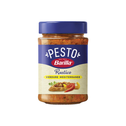 Barilla Pesto Rustico Mediterraneo 200g foodpipe [Lebensmittel-Lieferservice Rostock]