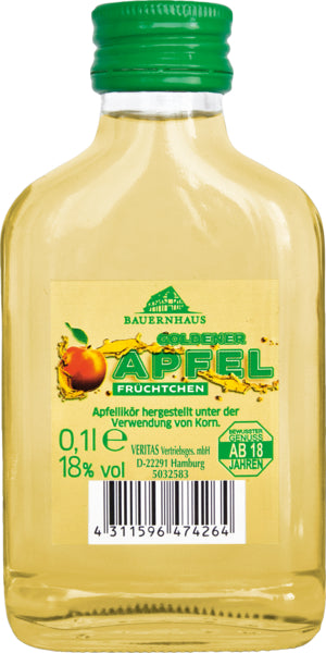 Bauernhaus Apfel mit Korn 18% 0,1l foodpipe [Lebensmittel-Lieferservice Rostock]