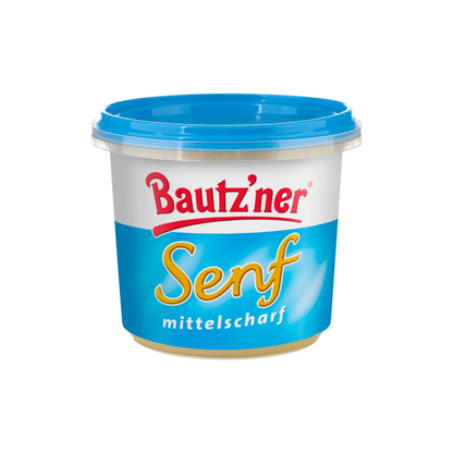 Bautzner mittelscharfer Senf 200ml foodpipe [Lebensmittel-Lieferservice Rostock]