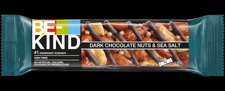 Be-Kind Dark Chocolate Nuts&Seasalt 40g foodpipe [Lebensmittel-Lieferservice Rostock]