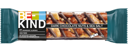 Be-Kind Dark Chocolate Nuts&Seasalt 40g foodpipe [Lebensmittel-Lieferservice Rostock]