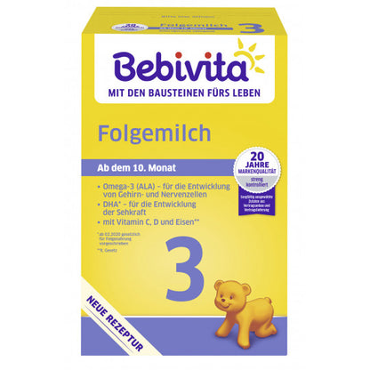 Bebivita 3 Folgemilch ab 10.Monat 500g foodpipe [Lebensmittel-Lieferservice Rostock]