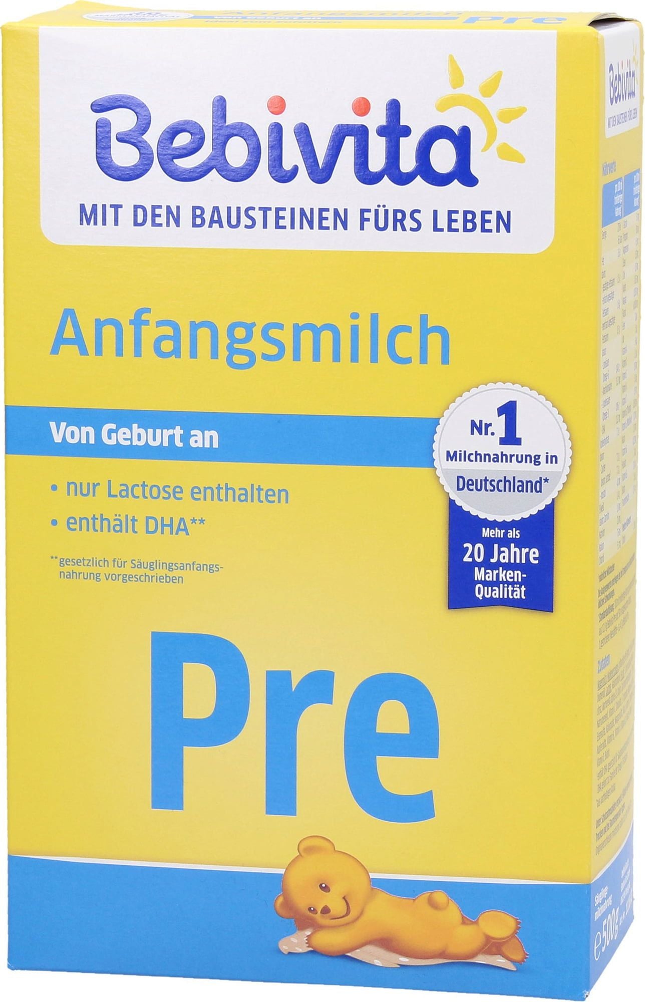 Bebivita Pre Anfangsmilch 500g foodpipe [Lebensmittel-Lieferservice Rostock]