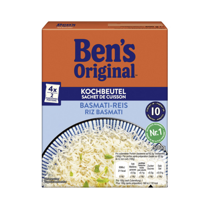 Ben's Basmati Reis Kochbeutel 500g foodpipe [Lebensmittel-Lieferservice Rostock]
