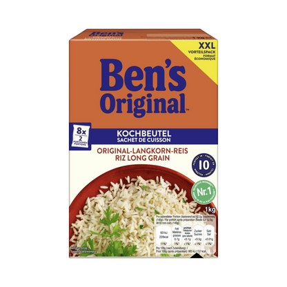 Ben's Langkornreis 10-Minuten Kochbeutel 1kg foodpipe [Lebensmittel-Lieferservice Rostock]