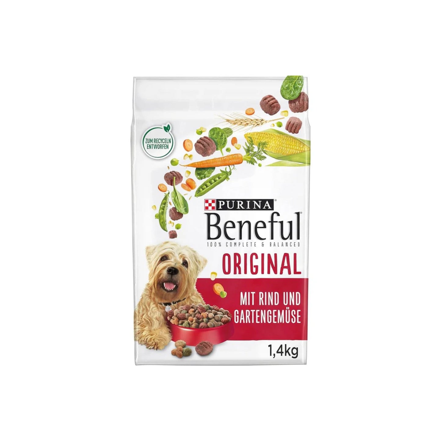Beneful Original mit Rind&Gemüse 1,4kg foodpipe [Lebensmittel-Lieferservice Rostock]