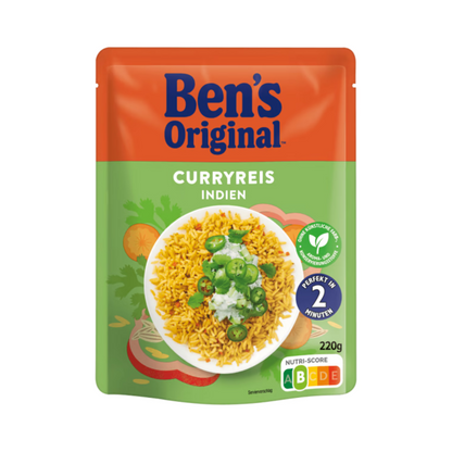 Bens Original Express Curryreis 220g foodpipe [Lebensmittel-Lieferservice Rostock]