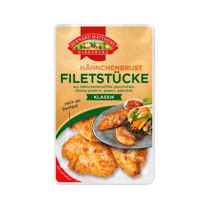 Bernard Matthews Oldenburg Hähnchenbrust-Filetstücke Klassik 150g foodpipe [Lebensmittel-Lieferservice Rostock]
